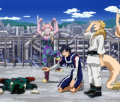midoriya down after the rescue exercise